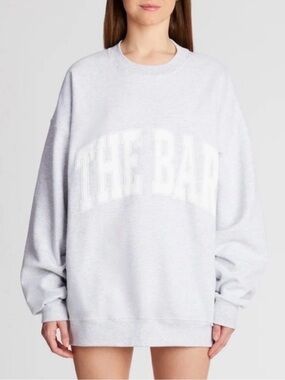The Bar Varsity Heather Gray Crewneck XL